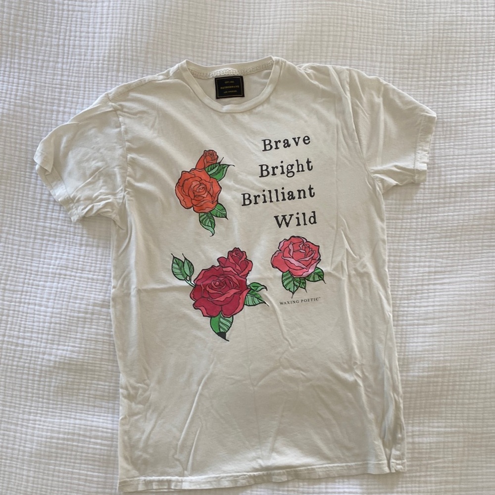 Retrobrand size M brave bright brilliant wild shirt